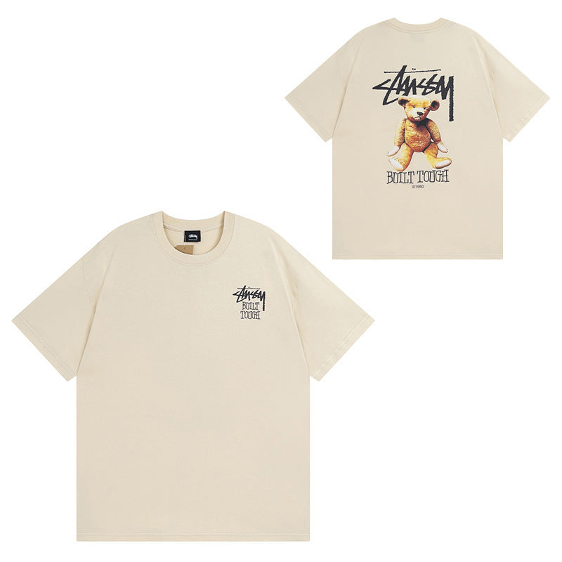 Stussy T-Shirts Casual Versatile Loose T-Shirts Couple