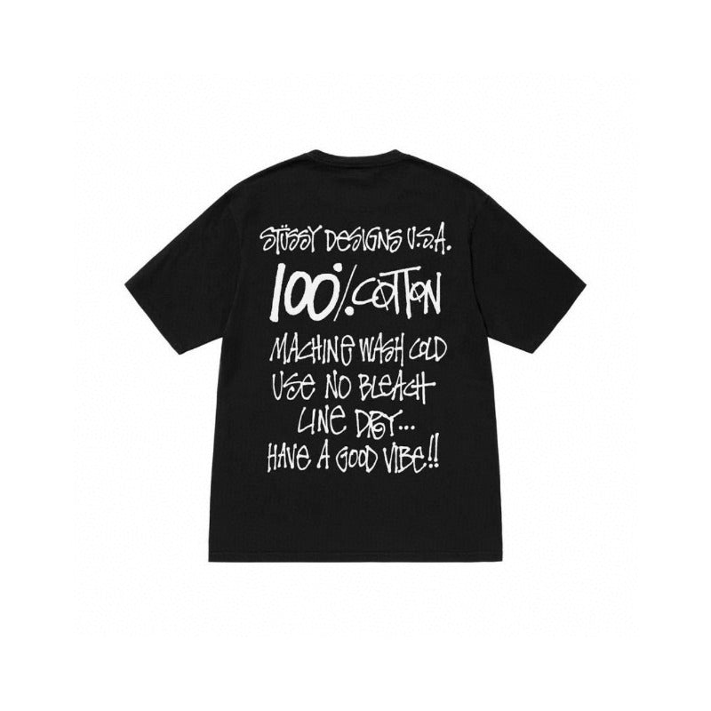 Stussy T-Shirts Casual Loose Couple T-Shirts
