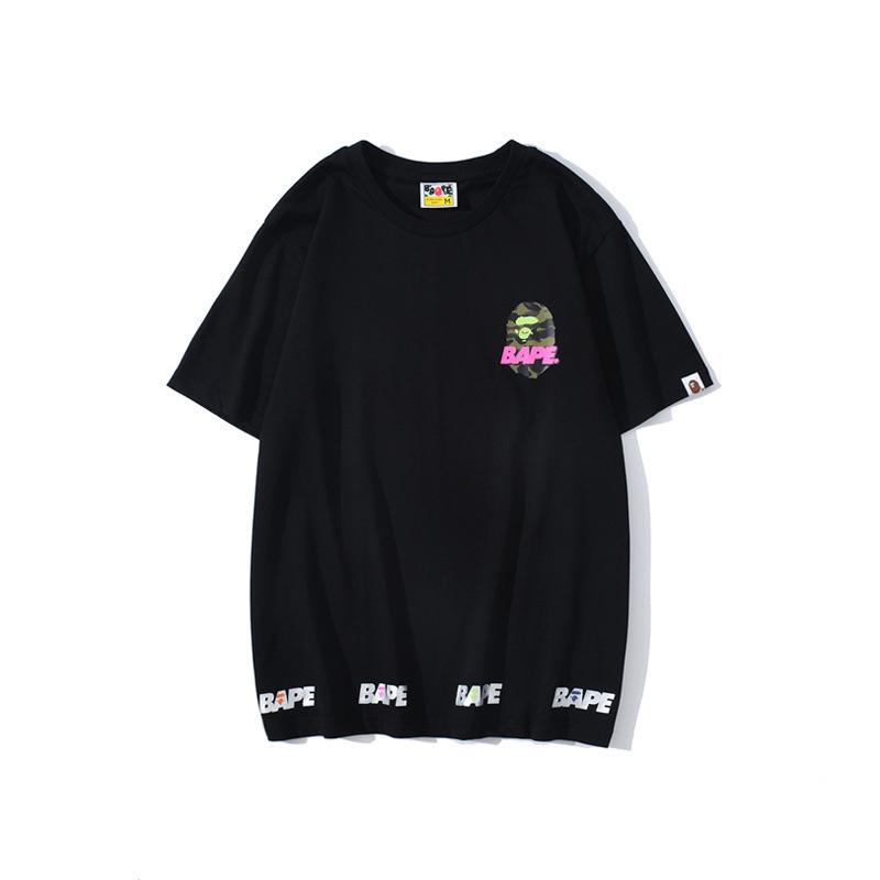 Bathing Ape T-Shirt Summer Casual Short Sleeve T-shirt