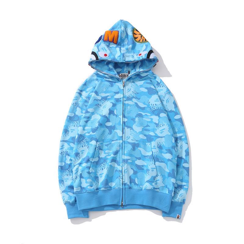 Bathing Ape Hoodie Casual Large Size Loose Sweater Jacket