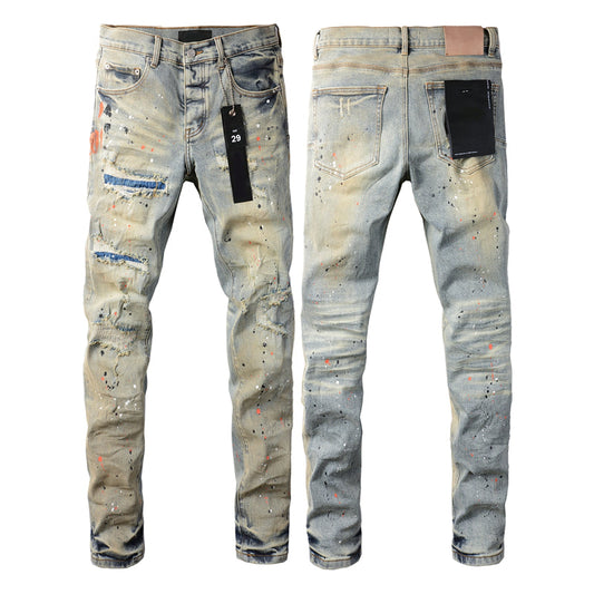 PURPLE  Fashion Jeans 9071