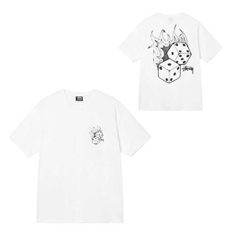 Stussy T-Shirts Casual Versatile Loose T-Shirts Couple