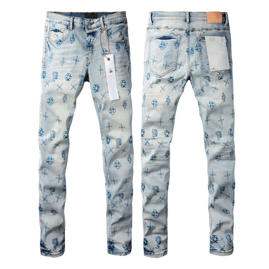 PURPLE  Fashion Jeans 9063