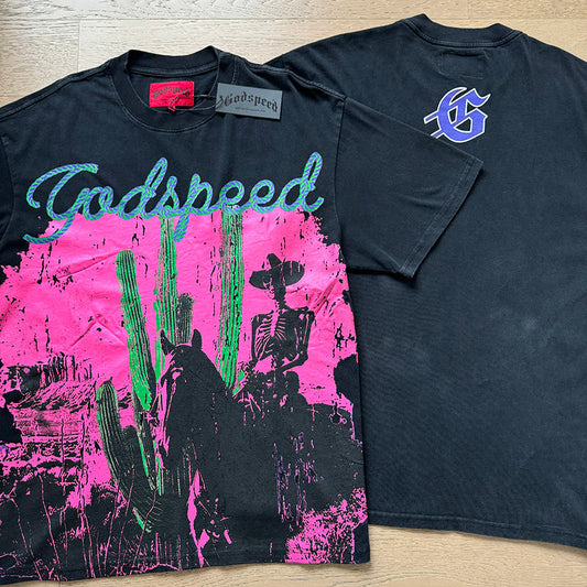 Godspeed T-shirts Retro Fantasy Pattern