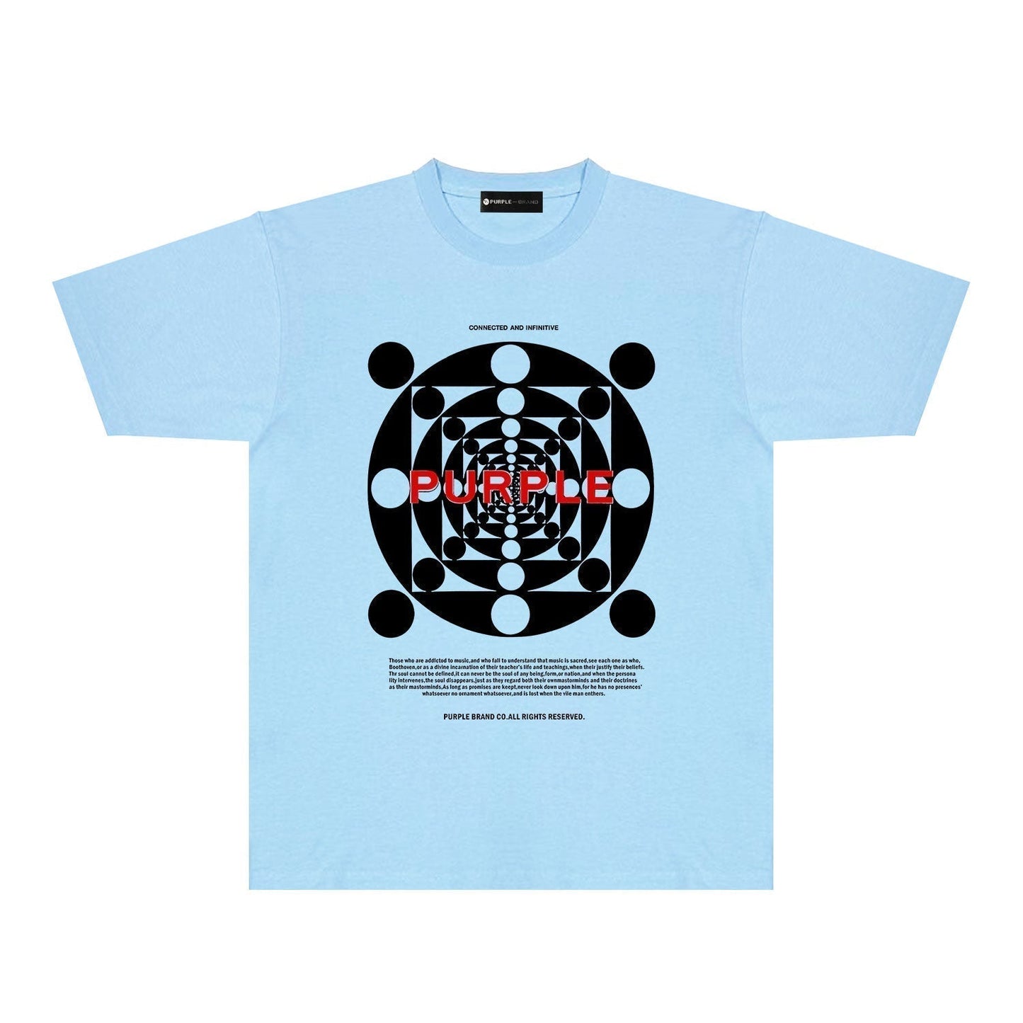 PURPLE  fashion T-shirt