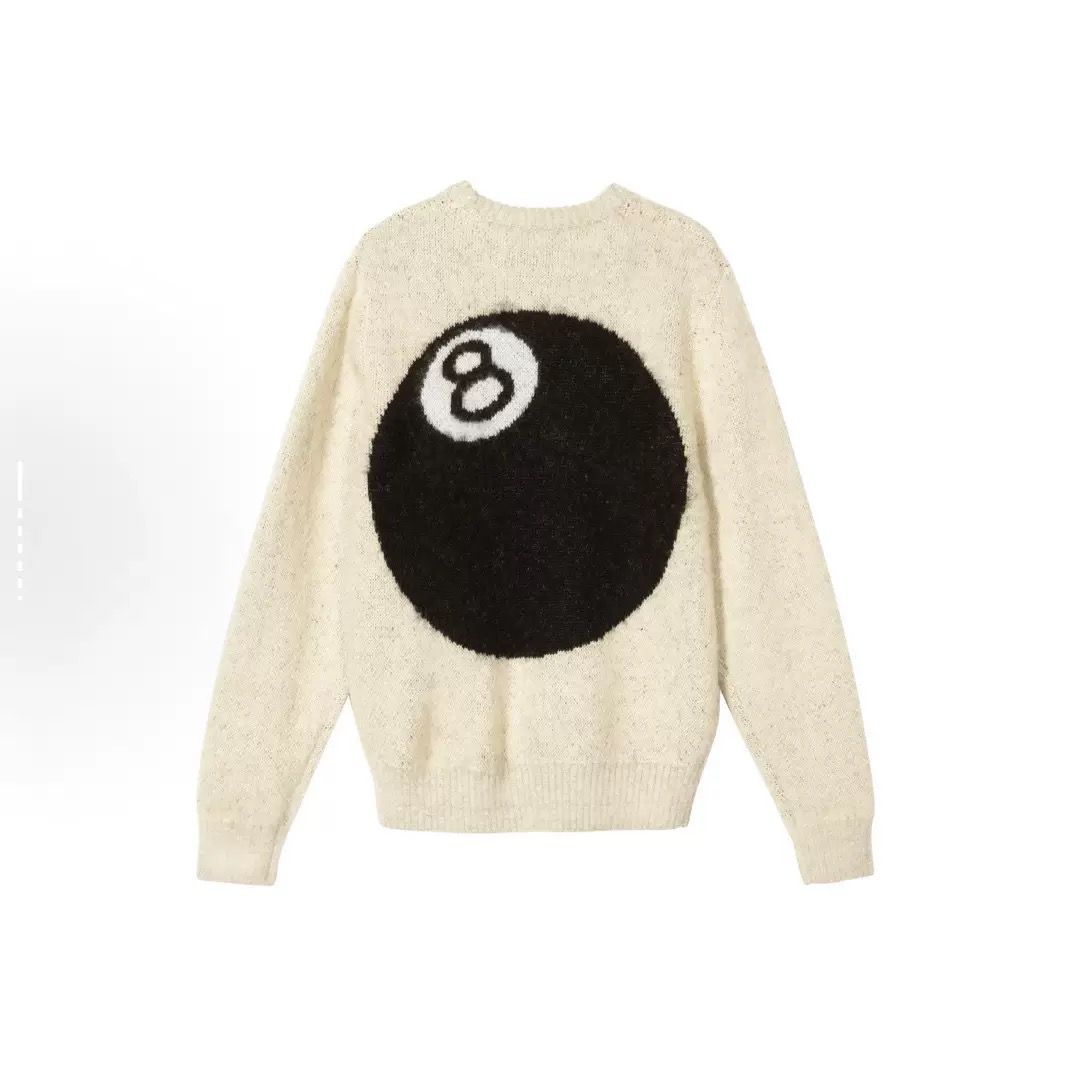 Stussy Sweatshirts Crew Neck Fashion Knitted Sweater