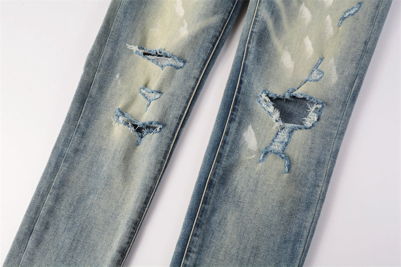 PURPLE  Fashion Jeans 9037