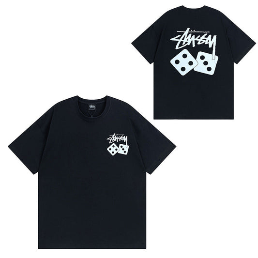 Stussy T-Shirts Casual Versatile Loose T-Shirts Couple