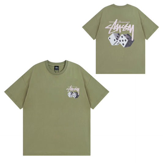 Stussy T-Shirts Casual Versatile Loose T-Shirts Couple