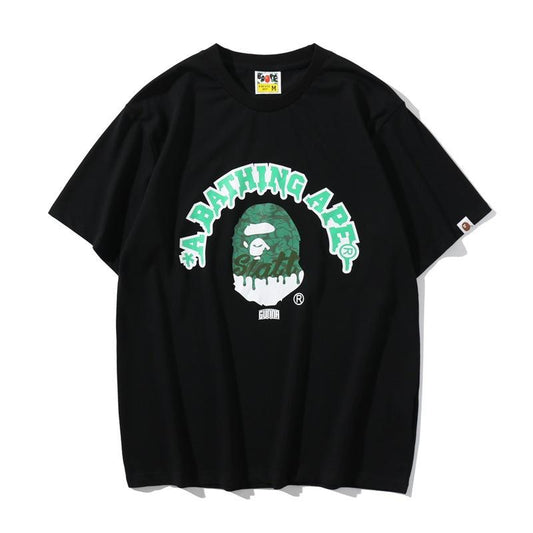 Bathing Ape T-Shirt Summer Camouflage Ape Head Short Sleeve T-shirt
