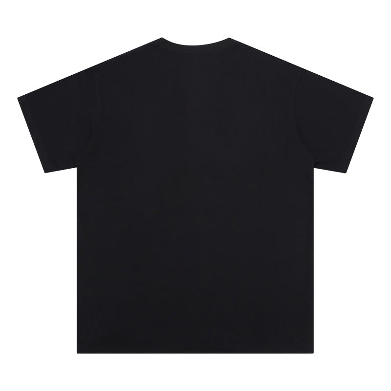 Chrome Heart T Shirts Crowe Cross Horseshoe Hot Diamond T-Shirt Short Sleeve