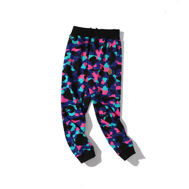 Bathing Ape Pant Galaxy Travel Notes Camouflage Trousers