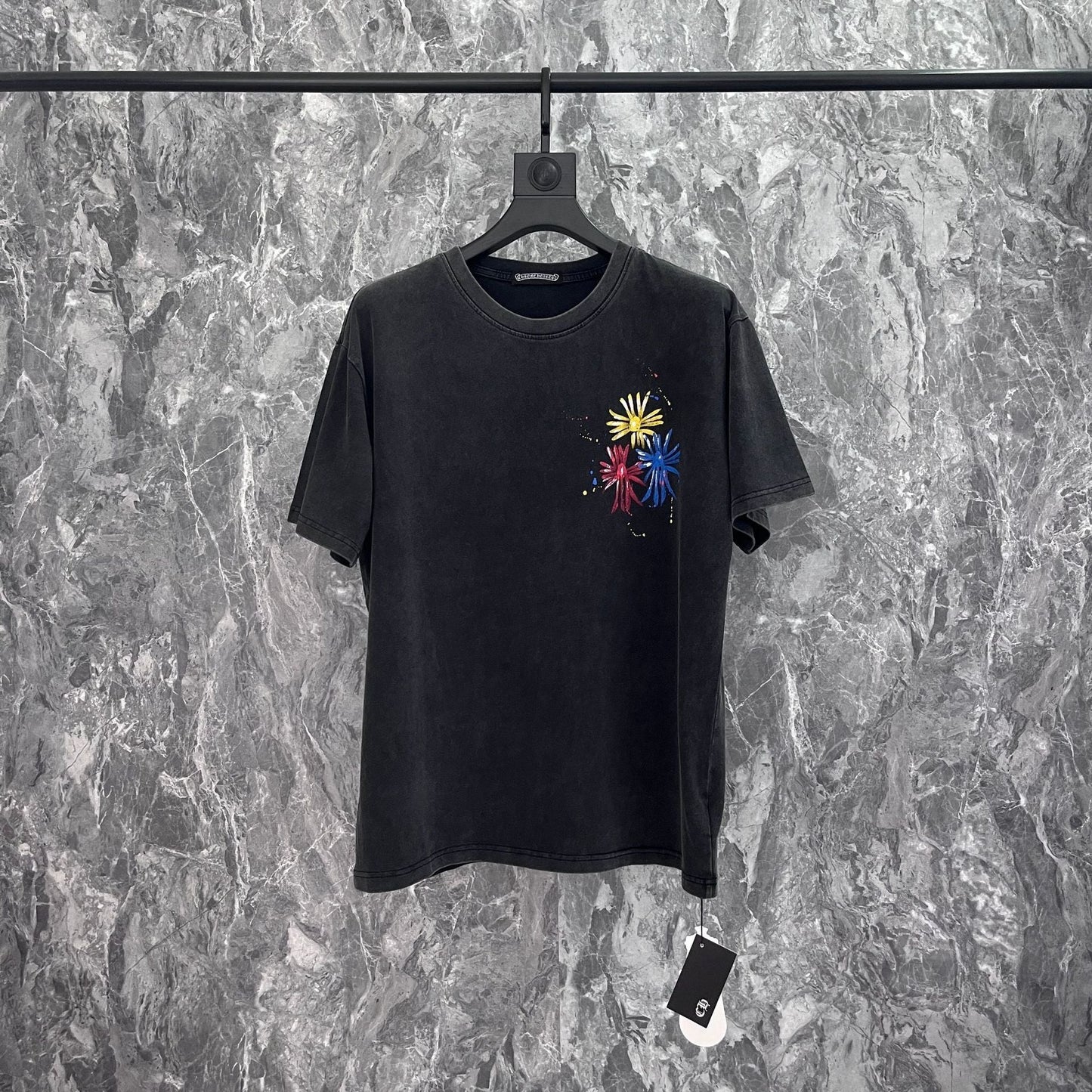 Chrome Heart T Shirts Croix Summer Trend Brand Short Sleeve Street