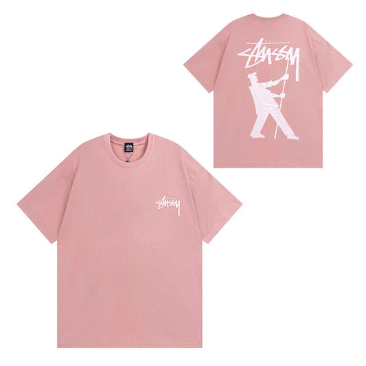 Stussy T-Shirts Casual Versatile Loose T-Shirts Couple