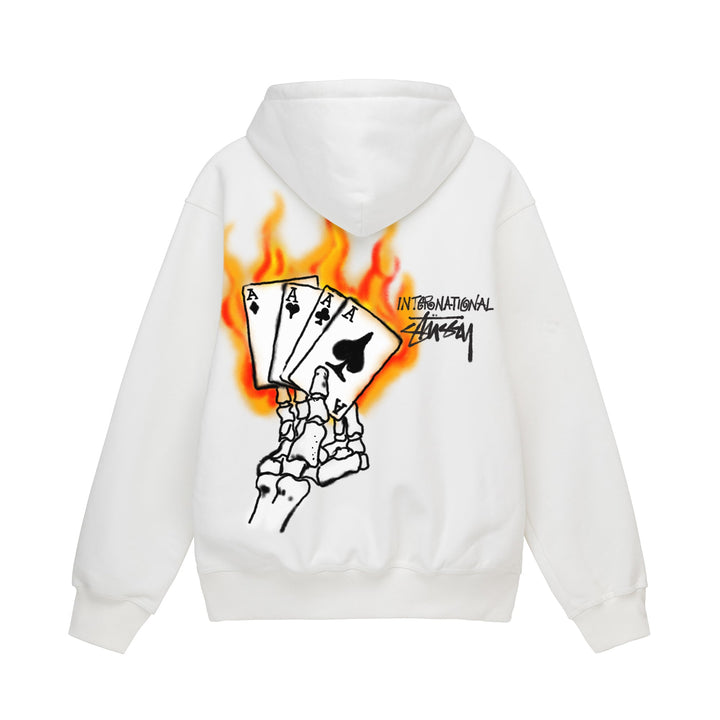 Stussy Read Em' N' Weep Zip Hoodie 'White'