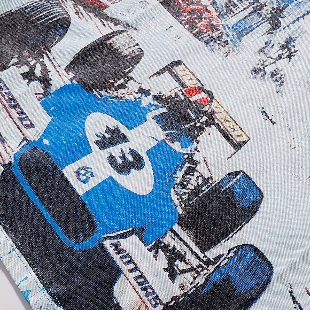 Godspeed T-shirts Beach Road Racing Printed Cotton Casual Short Sleeves Men and Women