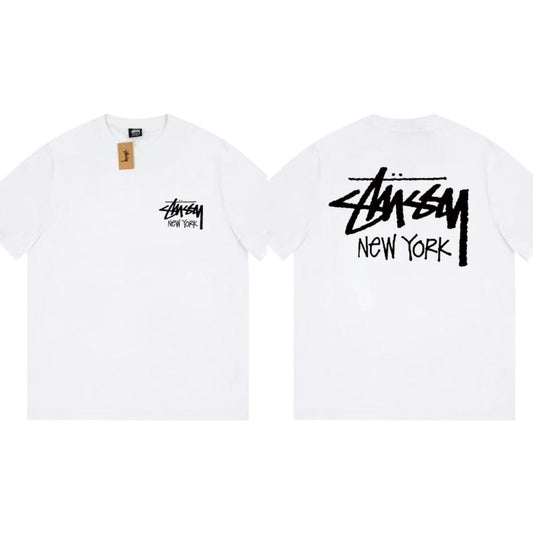 Stussy T-Shirts Loose Casual T-Shirts Same for Men and Women