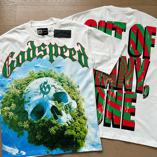 Godspeed T-shirts Retro Fantasy Pattern