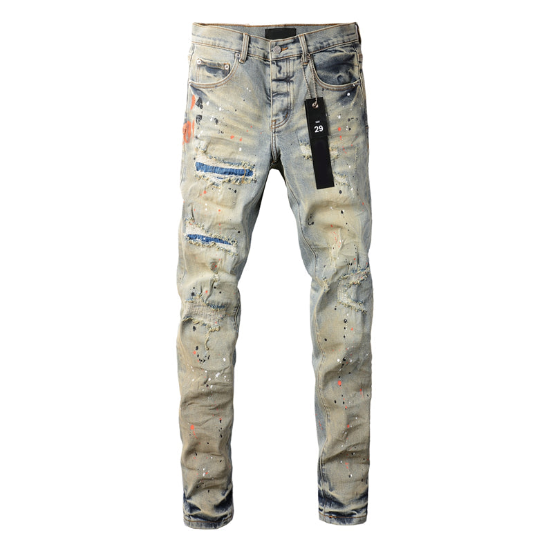 PURPLE  Fashion Jeans 9071